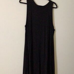 Loft Blk Swing Dress